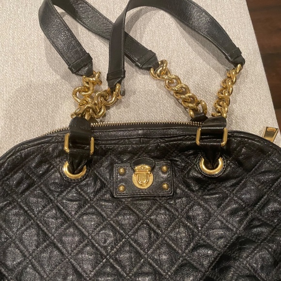 MARC JACOBS Karlie Quilted Leather Satchel – Gold Hardware, Authentic - Picture 2 of 7
